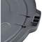 Global Industrial Flat Lid, Gray, Plastic 240465GY - alternate 4